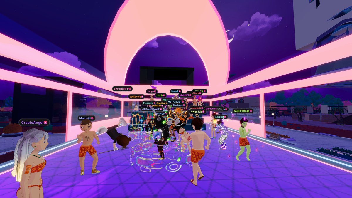 Rochyou (@rmamarchetti) on Twitter photo <a href="/SilvioDeca/">Silvio De Candia</a> <a href="/AudioHotLab/">Audio Hot Lab</a> <a href="/decentraland/">Decentraland</a> Next stop <a href="/Facemoons/">Facemoon</a> with <a href="/Meryshark/">Mery</a> and <a href="/MAKEANFT/">make</a> <a href="/decentraland/">Decentraland</a>
Grab your swimsuit at the entrance floor! decentraland.org/jump?position=โฆ <a href="/SilvioDeca/">Silvio De Candia</a> <a href="/AudioHotLab/">Audio Hot Lab</a> <a href="/decentraland/">Decentraland</a> Next stop <a href="/Facemoons/">Facemoon</a> with <a href="/Meryshark/">Mery</a> and <a href="/MAKEANFT/">make</a> <a href="/decentraland/">Decentraland</a>
Grab your swimsuit at the entrance floor! decentraland.org/jump?position=โฆ