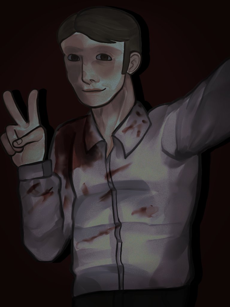 bobobopal's tweet photo. say cheese and smile at the camera #hannibal #HannibalLecter https://t.co/BYfa9yIeKj
