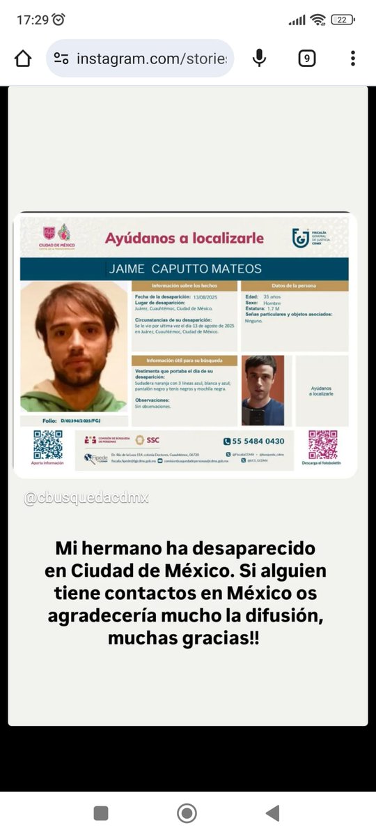 arodimogar1's tweet photo. Cualquier información es valiosa, difundir por favor, gracias https://t.co/jNo2rDujd7