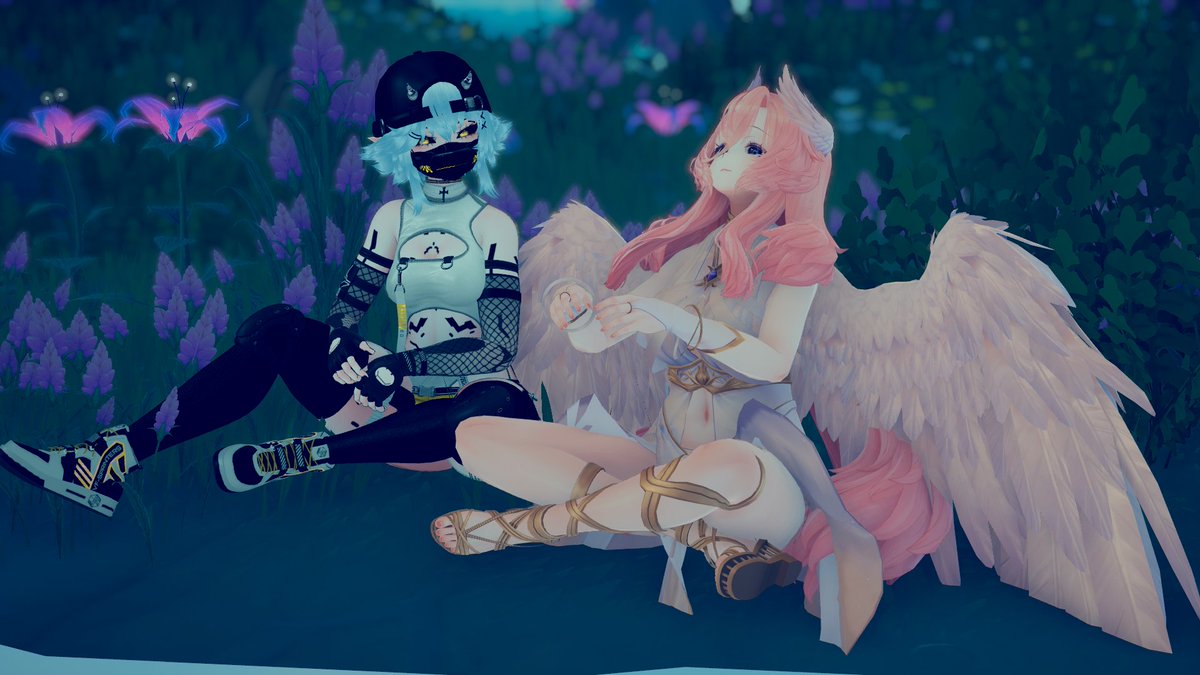 dingoishyena's tweet photo. Mind staying with me for a while?
#vrchat #vrpic #VRChatPhotography https://t.co/qGrlmkPbW7