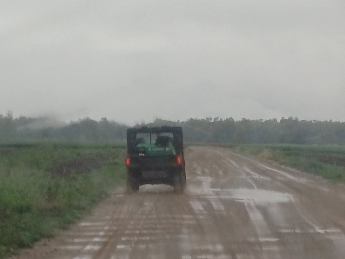 Oscarthefarmer's tweet image. This bugger was on our farm as I went to check creek. 

Took off as I approached and then drove off down public road flat bickies. So a few illegal acrs.

Probable firearm in the back rack.

So #NSWPOL #asktwitter I have a question!