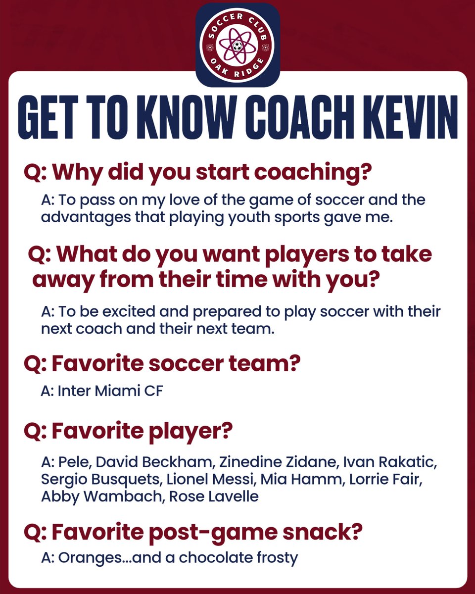 Meet The Coach!
Today is the 2016 Girls Head Coach.
Coach Kevin has been with SCOR for 10+ years. He has an extensive soccer background including in the military that spans from Baghdad to Texas and every where in between! He is so happy to be coaching with his daughter Elena!