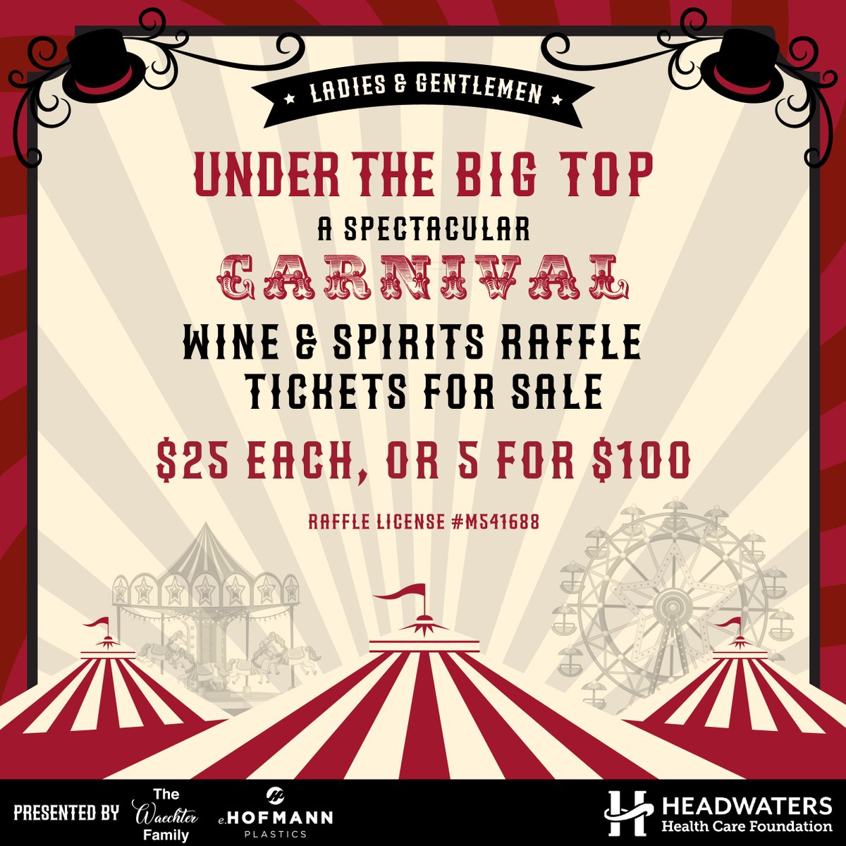 🍷🎉 Ready to win big and give back?

🎟️ Raffle tickets are on sale now—just $25 each or 5 for $100!

Score a chance to take home an incredible wine &amp; spirits collection, all while supporting local health care. 🥂 Don’t wait—get your tickets today!

ow.ly/jgor50Wn82A