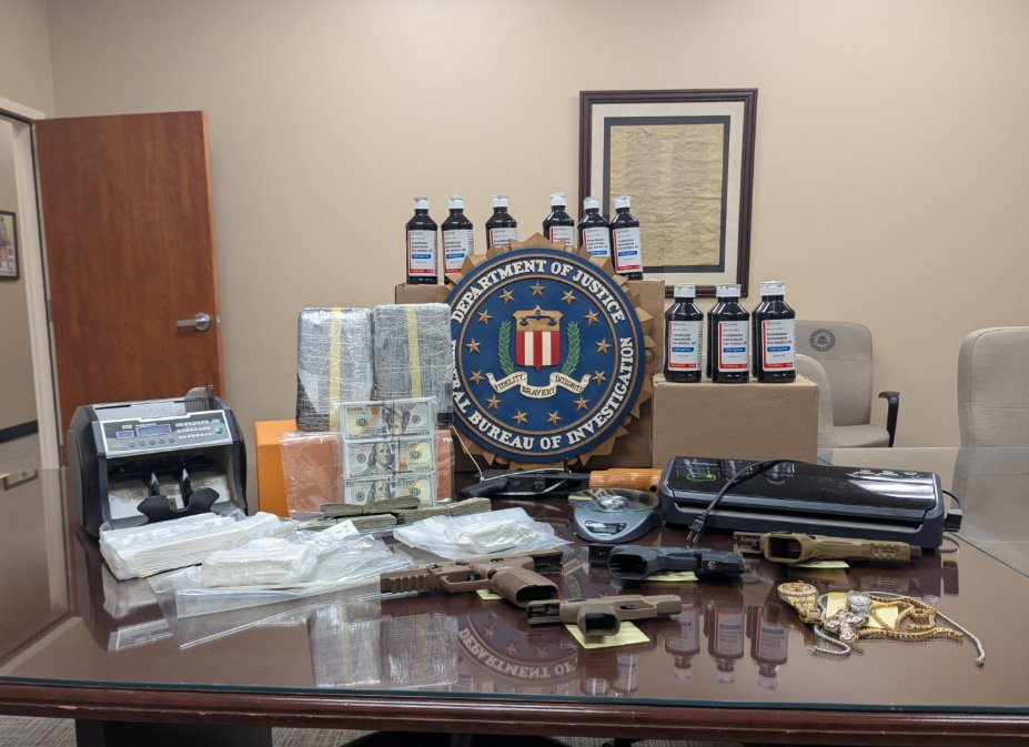 The FBI and eleven local, state, and federal partners announce the results of a *major* joint effort targeting four violent gangs in Baton Rouge.

*100+ arrests on state and federal charges
*100+ firearms seized
*Fentanyl and other dangerous drugs seized
*$225k seized

Stay