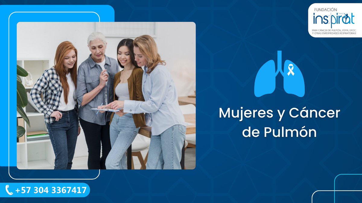 CAdePulmonCol's tweet photo. El #CáncerDePulmón también afecta a mujeres, a veces con síntomas distintos; puede aparecer incluso sin tabaquismo previo
La detección temprana, reducir contaminantes y revisiones médicas periódicas ayudan a prevenir y mejorar el tratamiento
💙
#INSPIRAT https://t.co/zSd0GR5Nvf