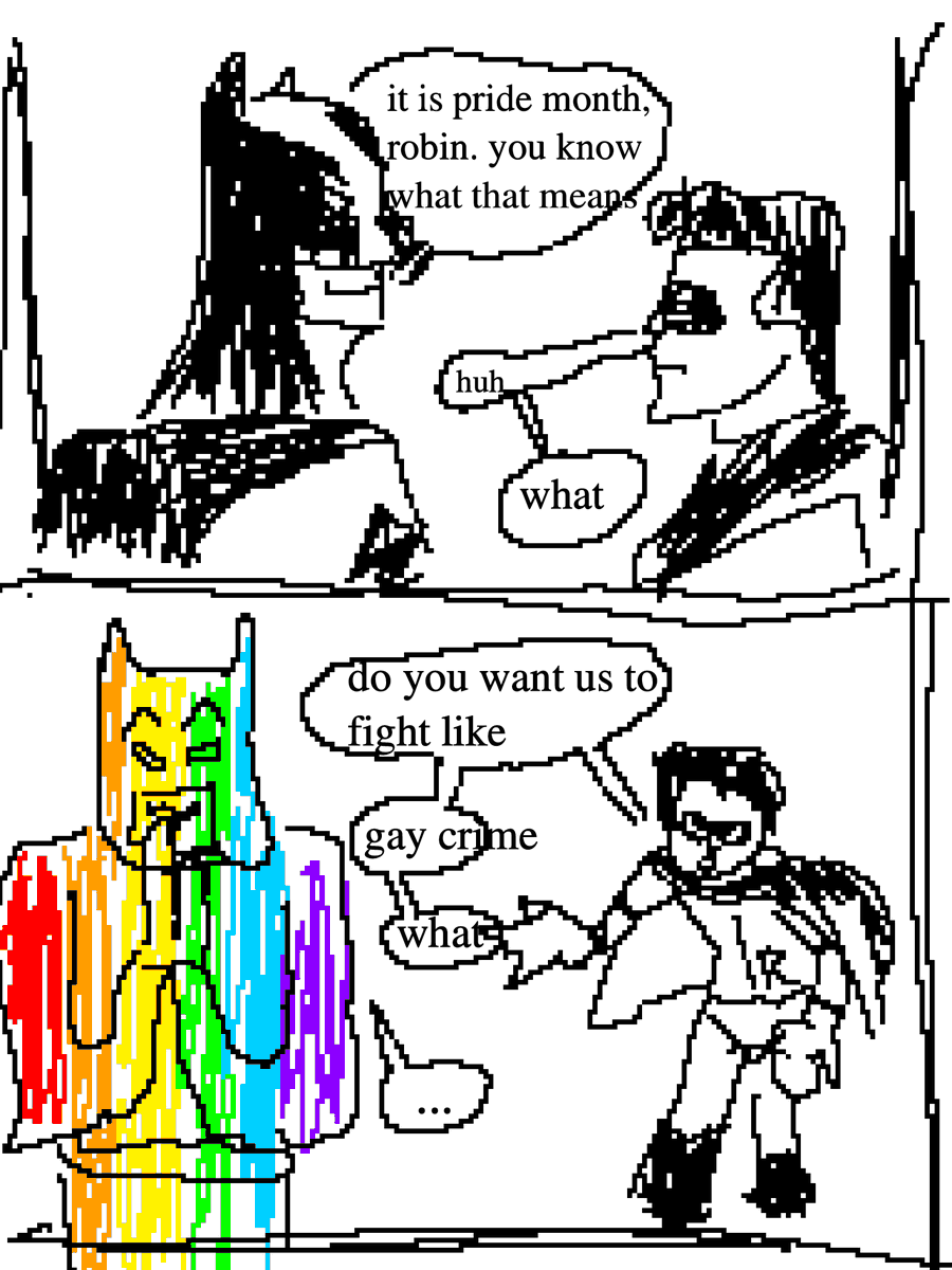 haterofstuff's tweet photo. happy pride in august https://t.co/0YMS3JKGd0