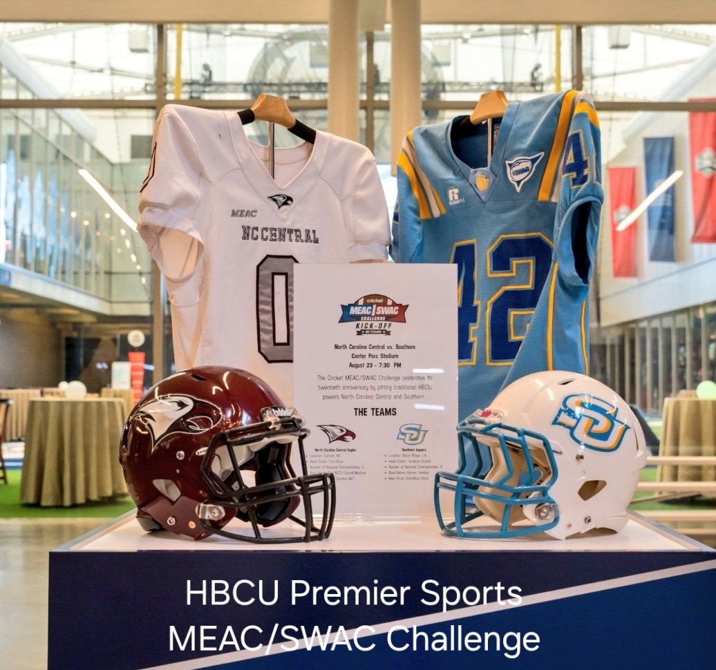 2025 MEAC/SWAC Challenge, Southern University~North Carolina Central game Jerseys