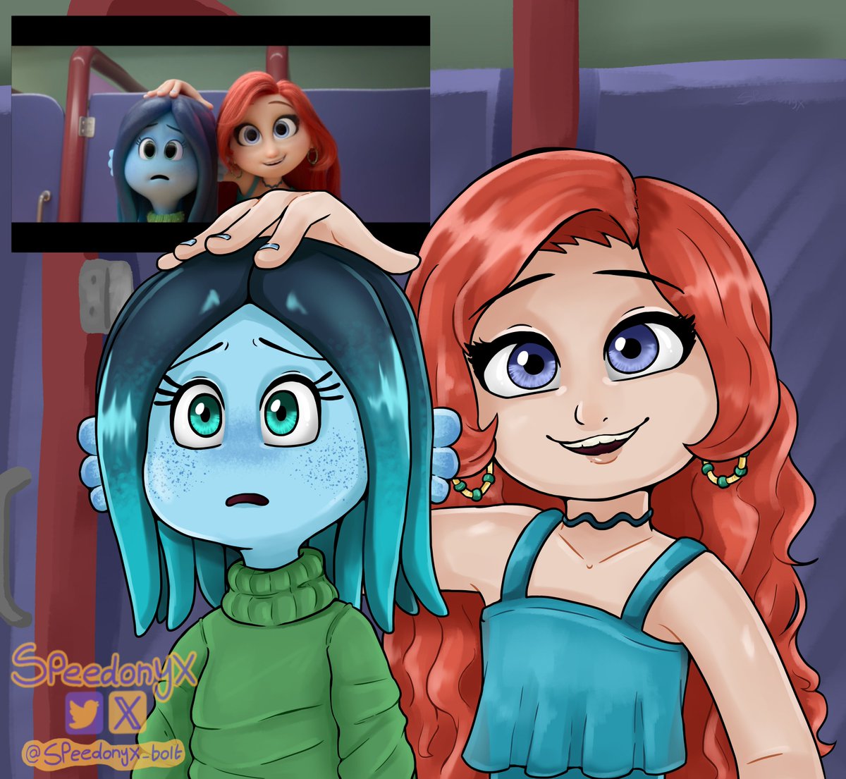 drew a scene from the movie, this was actually pretty fun to do, and i may do this again :3

#RubyGillman #teenageKraken