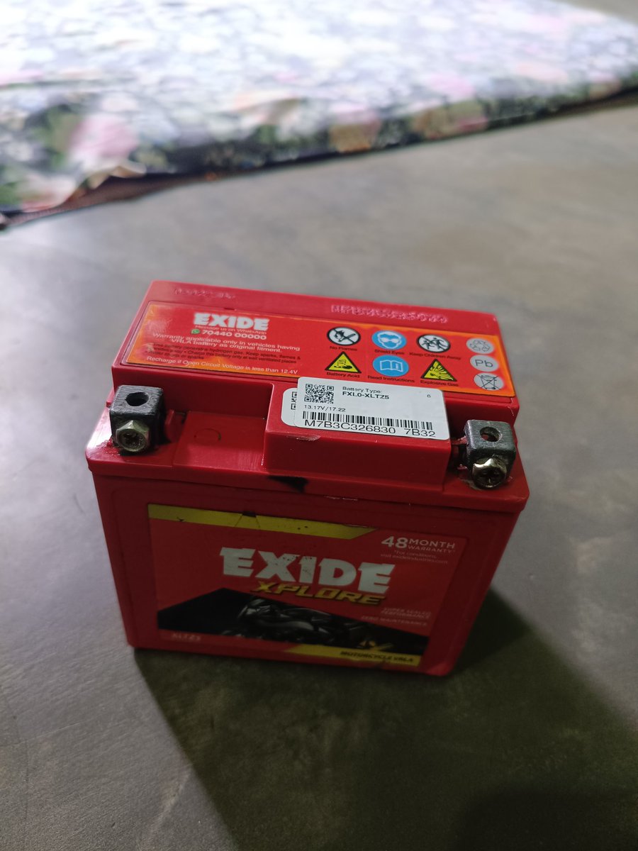 KHMUNNA3's tweet photo. @AmazonIN I ordered Tata Green Bike Battery (Order ID: 407-1036581-3619557) but received a used Exide battery inside the box.
Customer support says no refund/exchange due to account flagging, but this is a genuine wrong &amp; used product case. Please escalate.

#Amazon @AmazonHelp https://t.co/ezjBZRnIBe