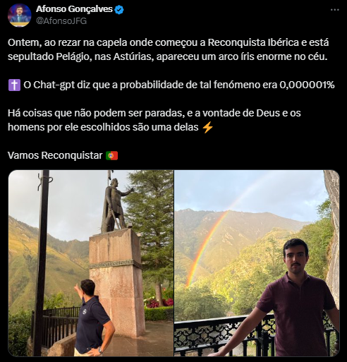Se vamos levar este sinal a sério se calhar Deus está a dizer-lhe para chupar um pénis.