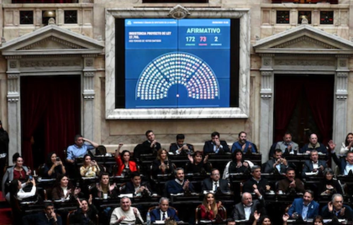 ArabelaCarreras's tweet photo. Felicito a las y los diputados que rechazaron el veto a la Ley de Emergencia en Discapacidad. Una decisión que une sensibilidad y responsabilidad, y que nos acerca a una sociedad más equitativa, inclusiva y comprometida con el bienestar de un sector que debe ser prioridad. https://t.co/r8cQ3FRuyy