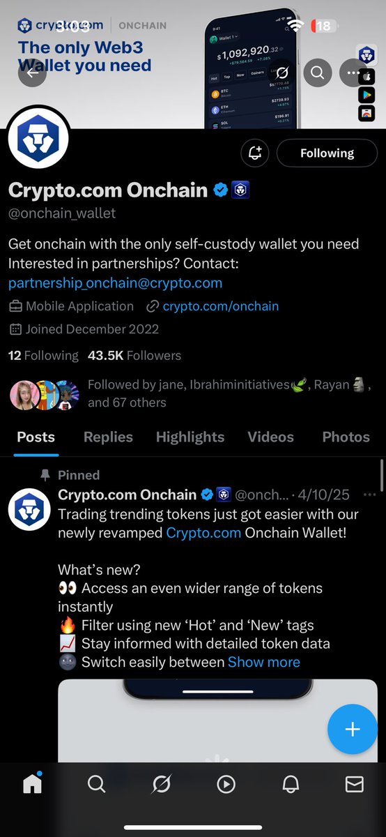 ๐๐๐๐ ๐๐๐๐ (@zain__wins) on Twitter photo <a href="/CryptoWendyO/">Wendy O</a> <a href="/cryptocom/">Crypto.com</a> <a href="/onchain_wallet/">Crypto.com Onchain</a> Thank you โบ๏ธ Wendy O
<a href="/zkj090/">๐KJF19</a>
<a href="/Watcher0x0/">๐๐๐ญ๐๐ก๐๐ซ ๐</a>
All tasks are done โ๏ธ amazing partnership with <a href="/cryptocom/">Crypto.com</a> & <a href="/onchain_wallet/">Crypto.com Onchain</a> <a href="/CryptoWendyO/">Wendy O</a> <a href="/cryptocom/">Crypto.com</a> <a href="/onchain_wallet/">Crypto.com Onchain</a> Thank you โบ๏ธ Wendy O
<a href="/zkj090/">๐KJF19</a>
<a href="/Watcher0x0/">๐๐๐ญ๐๐ก๐๐ซ ๐</a>
All tasks are done โ๏ธ amazing partnership with <a href="/cryptocom/">Crypto.com</a> & <a href="/onchain_wallet/">Crypto.com Onchain</a>
