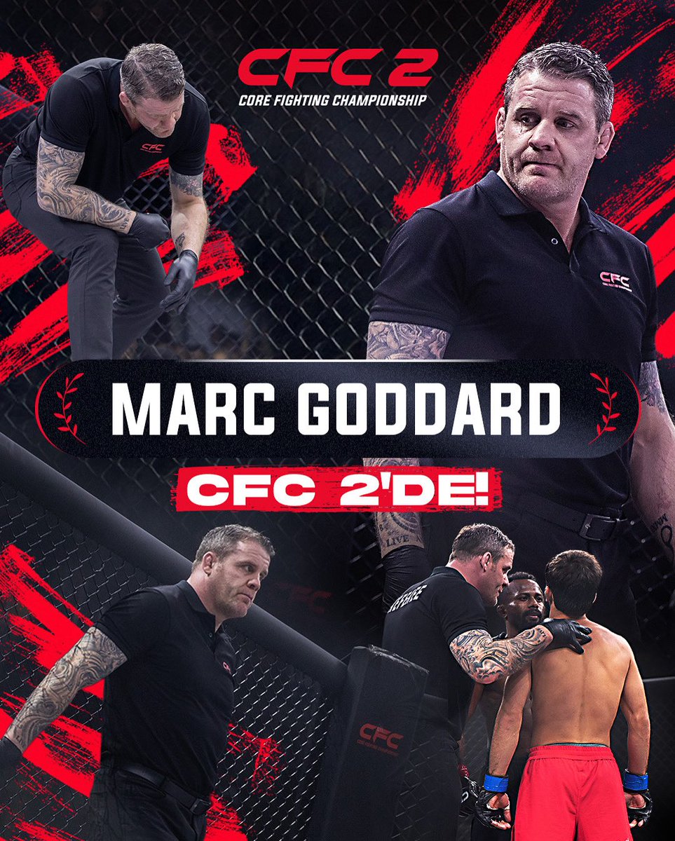 CFC - Core Fighting Championship (@corecfc) on Twitter photo 🔥Dünyaca ünlü MMA hakemi Marc Goddard, CFC2'de de bizimle beraber olacak!
📍11.12.2025 <a href="/vwarena/">Volkswagen Arena</a> 🔥Dünyaca ünlü MMA hakemi Marc Goddard, CFC2'de de bizimle beraber olacak!
📍11.12.2025 <a href="/vwarena/">Volkswagen Arena</a>