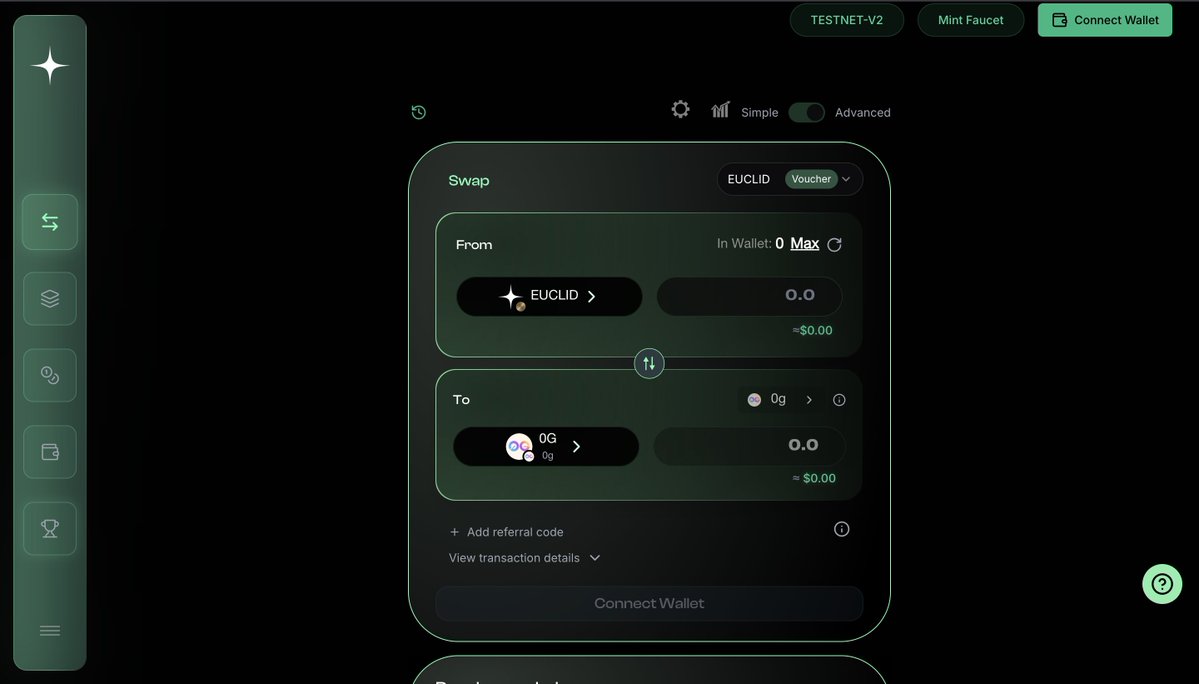 oracle100.eth (✸,✸) 🦣 Kaisar KGen .lvl🆙 (@itz_tentebo) on Twitter photo TODAY'S EPISODE OF 0G LABS ECOSYSTEM
<a href="/EuclidSwap/">Euclid Swap</a> is built on <a href="/0G_labs/">0G Labs (Ø,G) - AI L1</a> as the first Liquidity Consensus Layer (LCL), enabling seamless cross-chain liquidity with unified omnichain pools, no bridges or wrapped tokens required.
It offers near-instant cross-chain settlement and TODAY'S EPISODE OF 0G LABS ECOSYSTEM
<a href="/EuclidSwap/">Euclid Swap</a> is built on <a href="/0G_labs/">0G Labs (Ø,G) - AI L1</a> as the first Liquidity Consensus Layer (LCL), enabling seamless cross-chain liquidity with unified omnichain pools, no bridges or wrapped tokens required.
It offers near-instant cross-chain settlement and