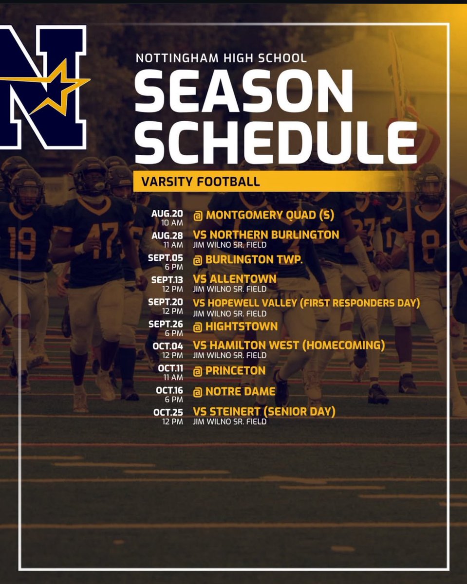 Emilio Roman (@emilioromanfb) on Twitter photo Excited to announce my fall schedule—grateful for every opportunity to compete and keep improving!
CO’28
5’10 l 195
ILB/DL
<a href="/hs_mercer/">Mercer County HS Football Recruits</a> <a href="/MiloMcguire3/">Milo Mcguire</a> Excited to announce my fall schedule—grateful for every opportunity to compete and keep improving!
CO’28
5’10 l 195
ILB/DL
<a href="/hs_mercer/">Mercer County HS Football Recruits</a> <a href="/MiloMcguire3/">Milo Mcguire</a>