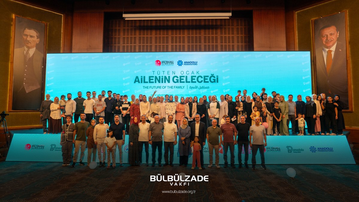 bulbulzade's tweet photo. “Tüten Ocak Ailenin Geleceği” 19. Anadolu Buluşmaları Kızılcahamam’da Gerçekleştirildi

Anadolu Federasyonu tarafından 13 – 17 Ağustos 2025 tarihleri arasında “Tüten Ocak Ailenin Geleceği” temasıyla düzenlenen 19. Anadolu Buluşmaları, Ankara Kızılcahamam Eliz Hotelde gerçekleştirildi. 

Haberin detayları için web sitemizi ziyaret edebilirsiniz:
https://t.co/GMOul9r2dN

@anadolufdrsyn