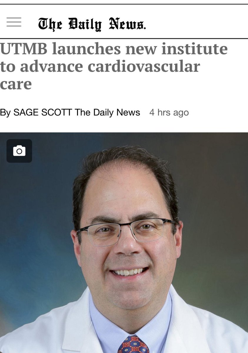 UTMB Cardiology (@utmbcardiology) on Twitter photo Big♥️ news for Galveston! UTMB is launching the Sealy Heart & Vascular Institute - investing in our community health. Because no Galvestonian should be left behind. 💪 #GalvestonStrong #HeartHealth <a href="/UTMBProvost/">UTMB Provost's Office</a> <a href="/AmericanHeartTX/">American Heart Texas</a> <a href="/docHJ/">Hani Jneid MD</a>
Read more! 🚨📰
galvnews.com/news/utmb-laun… Big♥️ news for Galveston! UTMB is launching the Sealy Heart & Vascular Institute - investing in our community health. Because no Galvestonian should be left behind. 💪 #GalvestonStrong #HeartHealth <a href="/UTMBProvost/">UTMB Provost's Office</a> <a href="/AmericanHeartTX/">American Heart Texas</a> <a href="/docHJ/">Hani Jneid MD</a>
Read more! 🚨📰
galvnews.com/news/utmb-laun…