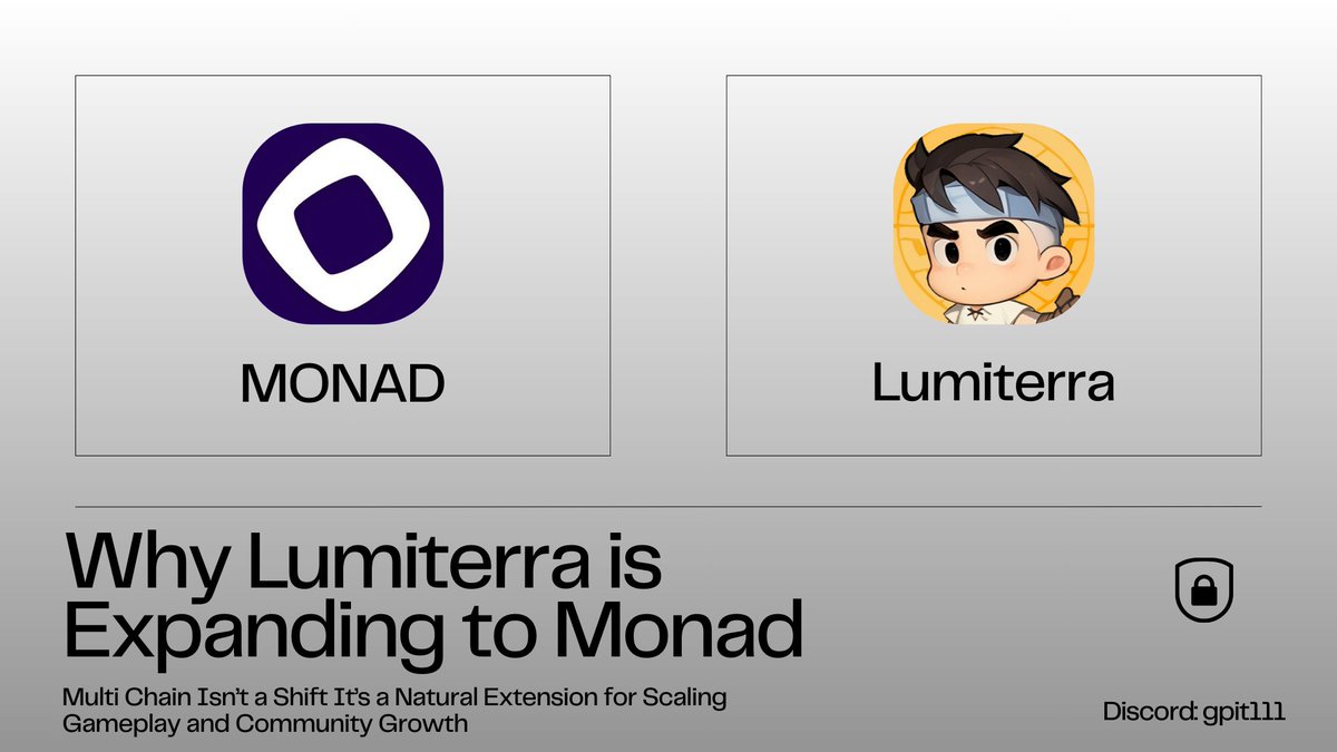 KevShingler's tweet photo. Why did @LumiterraGame  join the @monad  ecosystem?

It’s not about leaving Ronin. It’s about expanding the game world across multiple chains, each adding unique strengths https://t.co/FaCCWBDwTf