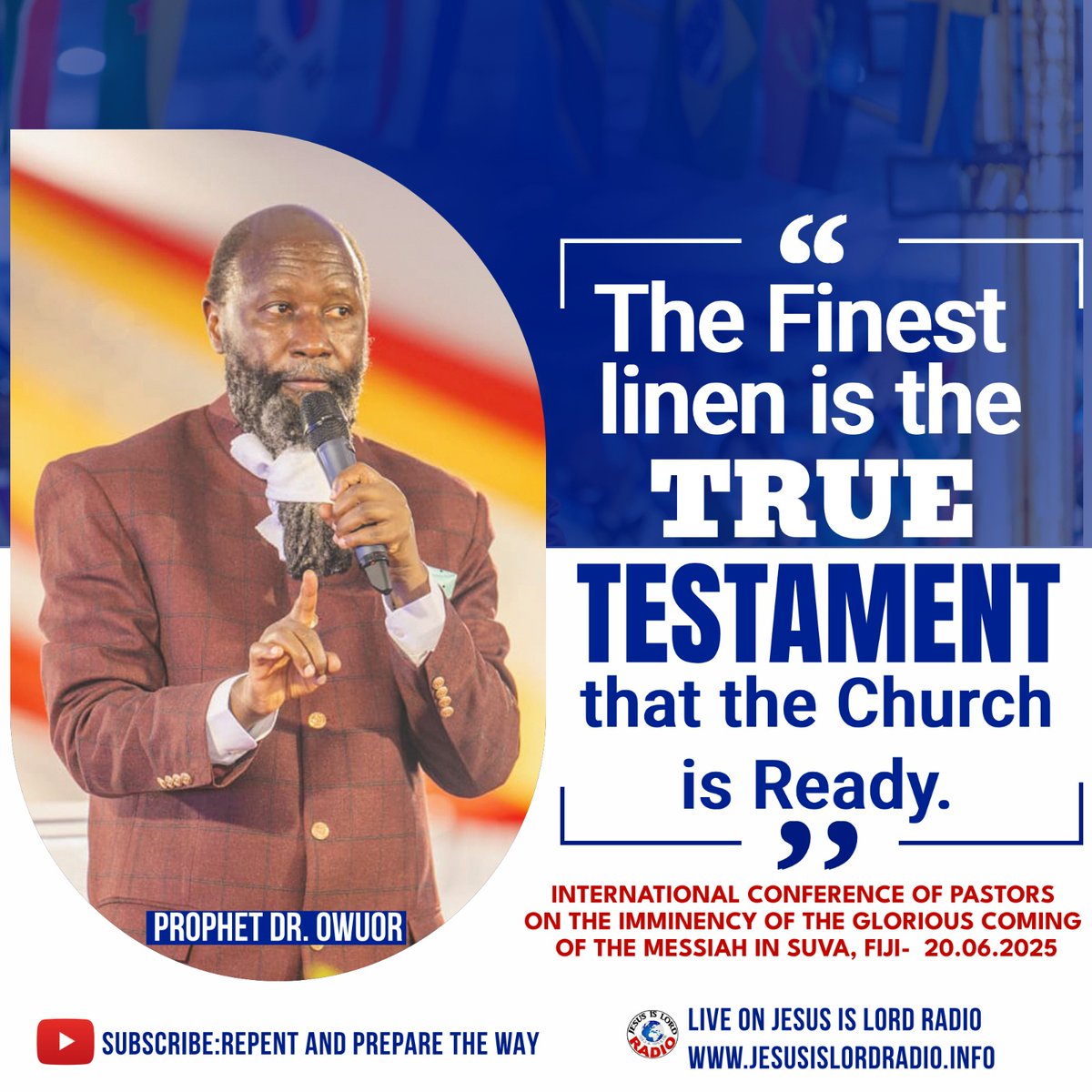 FridahEndala's tweet photo. The garment of the LORD is what admits the church in GOD'S presence.
#TheRedeemerComing https://t.co/6jMiZfkZl8