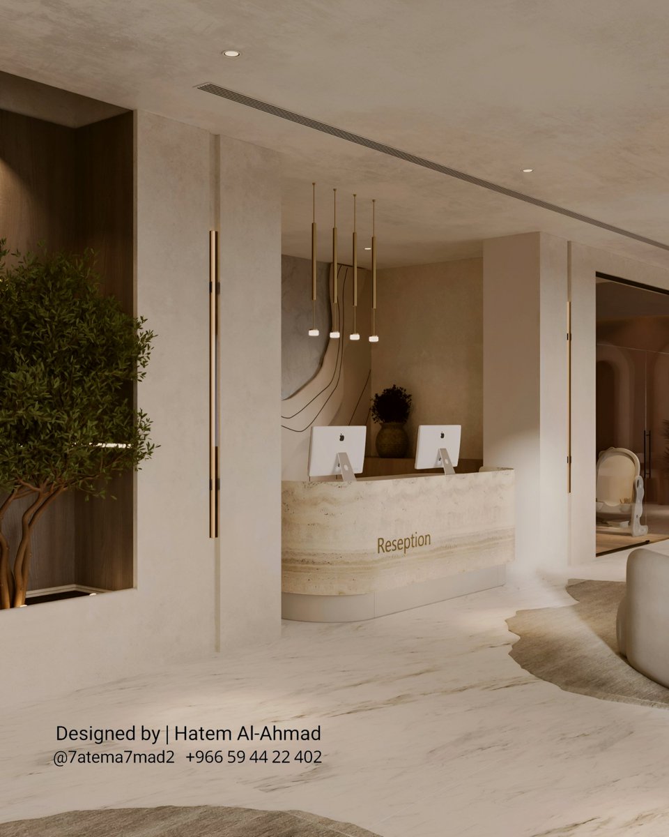 اعمال مصمم الديكور حاتم الاحمد من مراحل الرسم الى النهايه 😍
#تصميم_داخلي #ديكور #فندق