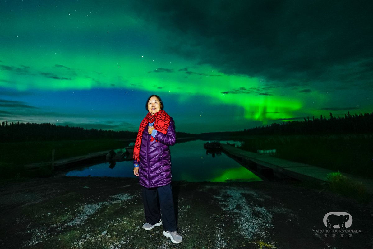 arctictourscan's tweet photo. After shying away couple days ago. Aurora came back last night, ready to shine and create some perfect photo moments.
--------
#nightphotography #aurora #northernlights #travel #yellowknife
#極光 #オーロラ #오로라 #explore #arctic
#explorecanada #arctictourscanada https://t.co/RQyyeyMsXy