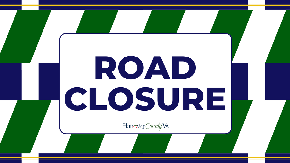 VDOT’s bridge replacement project on Elmont Road over Stony Run Creek has been delayed due to recent storms and heavy rain.

Elmont Road will remain closed between Ashcake Road and Gwathmey Church Road until Friday, September 5.

#HanoverVA