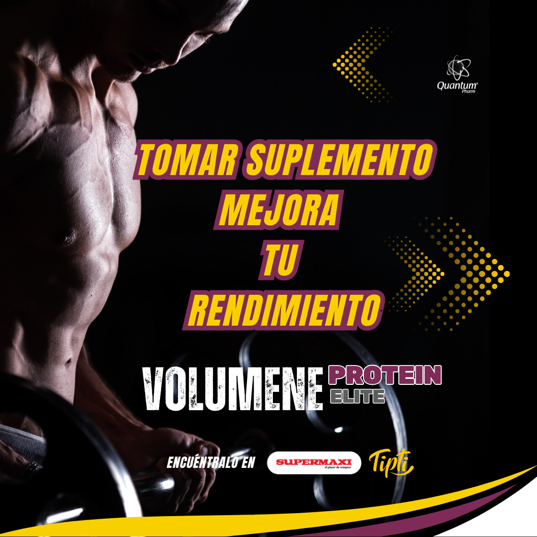 QuantumPharm's tweet image. Rutina + Volumene = Resultados reales 💪✨ Entrena, recupérate y construye el cuerpo que mereces.
#supermaxi #tipti @TiptiMarket