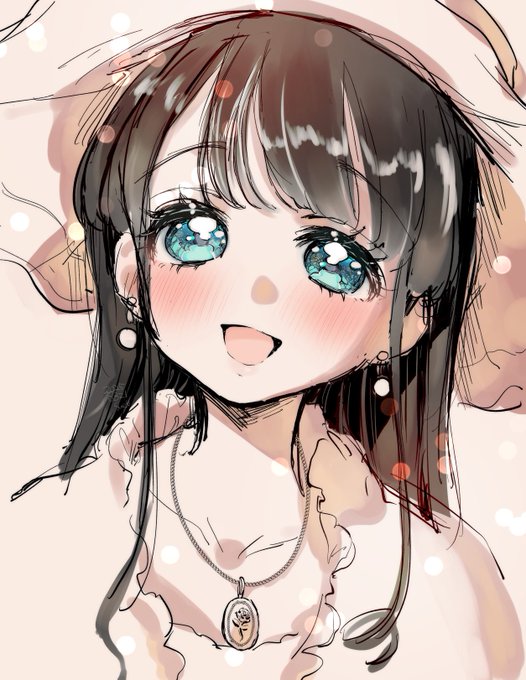 ドールのぺるちゃ準拠で笑ってるところ妄想して描いた落書き絵 カワイイ!!! 