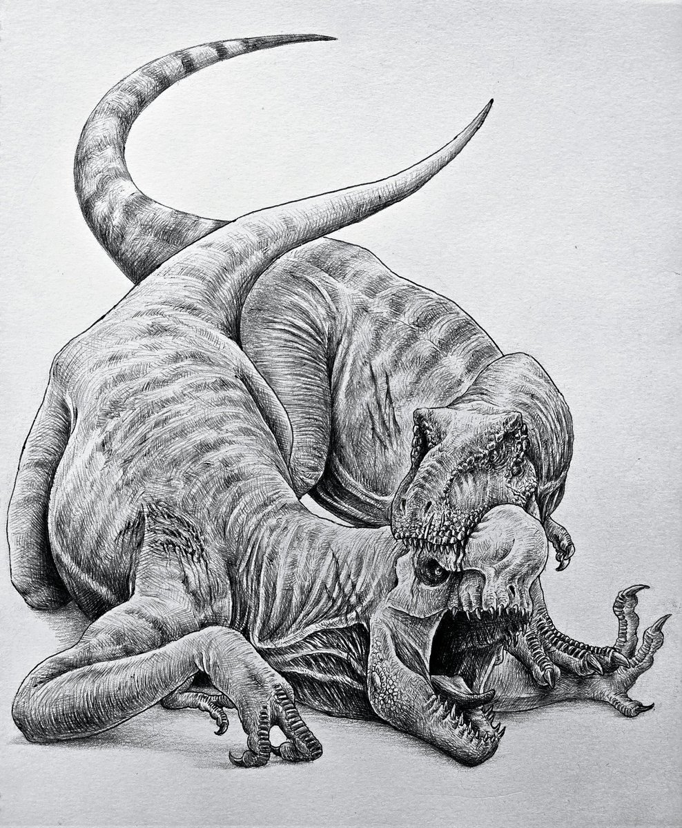 T-rex vs. D-rex Alternate ending for #JurassicWorldRebirth