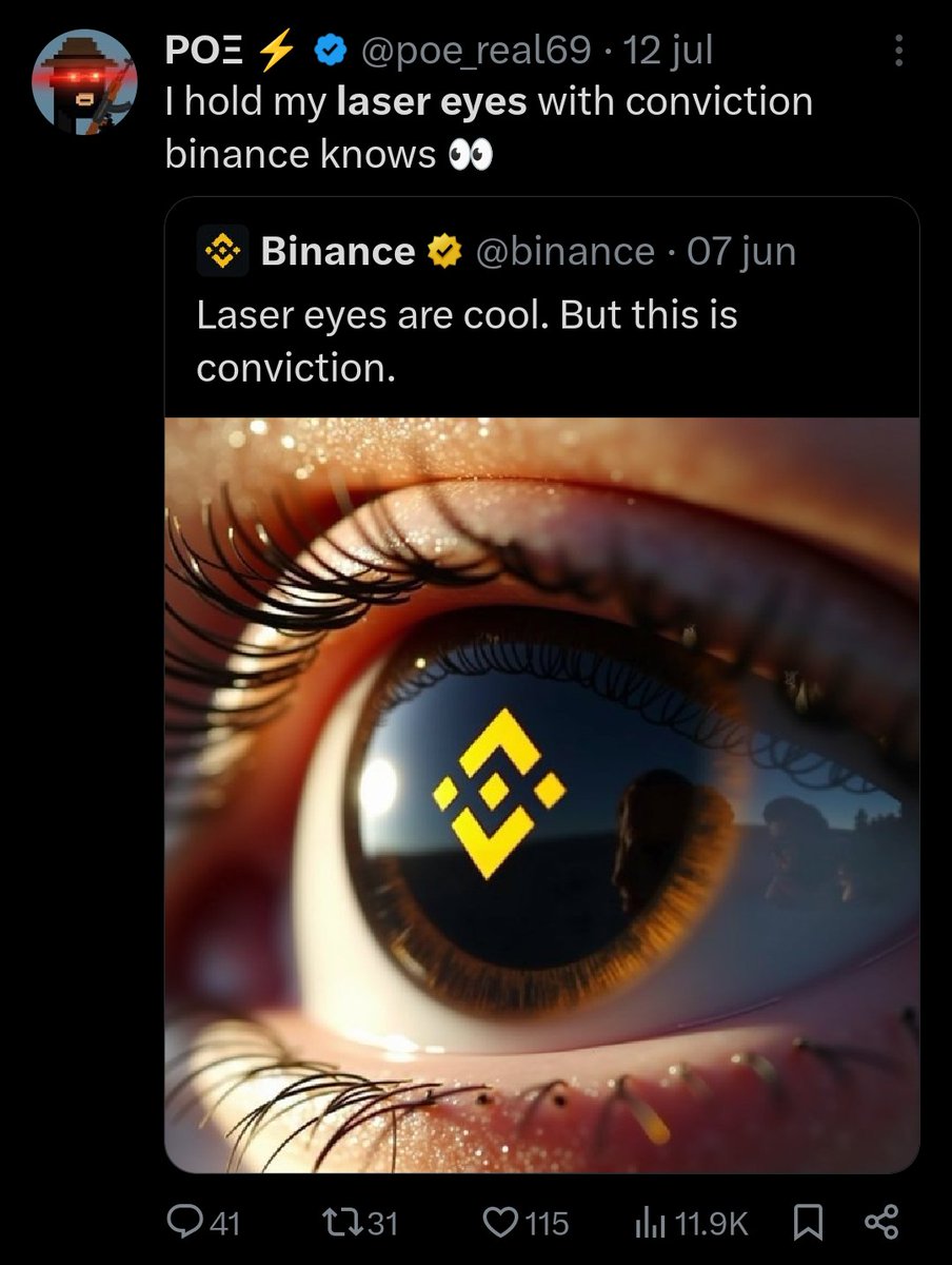 $LASER EYES tweet media