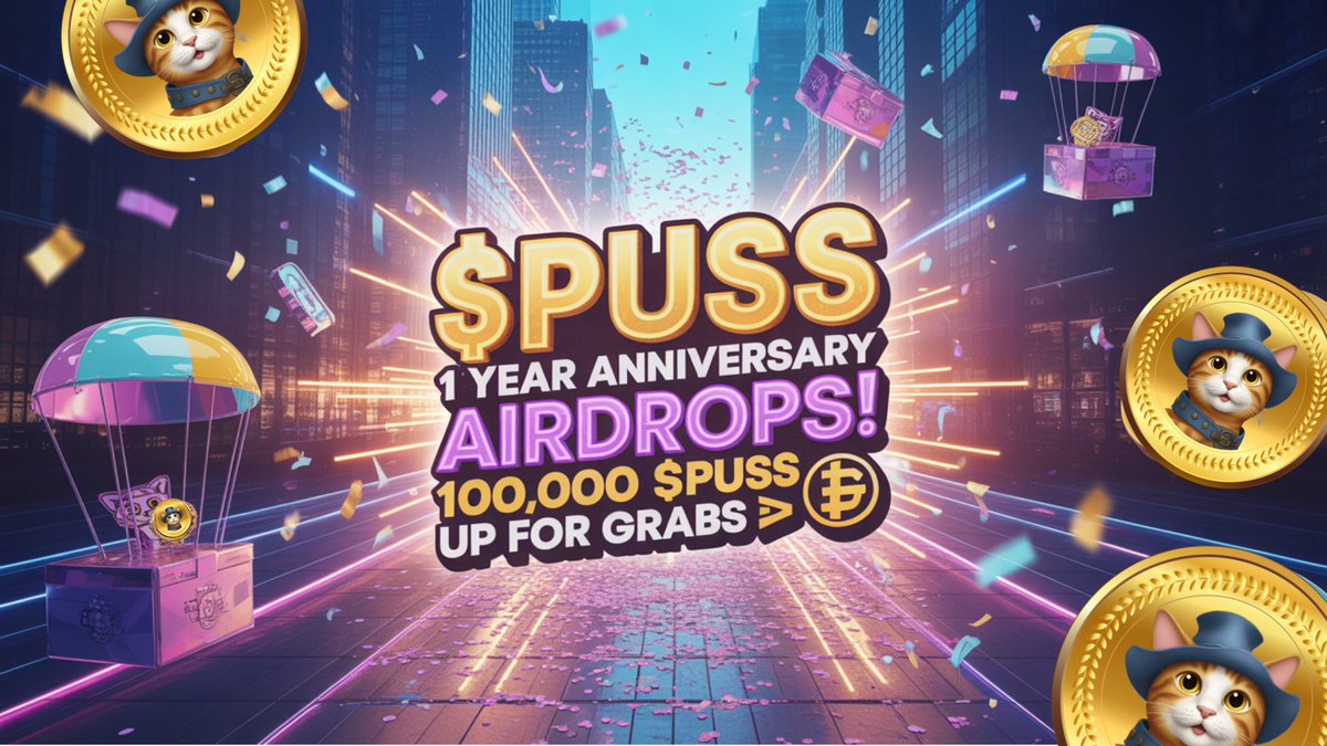 $PUSS (@pussmemecoin) on Twitter photo $๐๐๐๐ 1๐ฌ๐ญ ๐๐ง๐ง๐ข๐ฏ๐๐ซ๐ฌ๐๐ซ๐ฒ ๐ฐ๐ข๐ญ๐ก 1,00,000 $๐๐๐๐ ๐ฉ๐ซ๐ข๐ณ๐! โก
$๐๐๐๐ ๐๐ฎ๐ซ๐ง๐ฌ 1!
A year ago, $PUSS began as pure fun & 12 months later, itโs grown into laughs and real utility. Today, as we celebrate our 1st Anniversary, $PUSS is evolving into a true $๐๐๐๐ 1๐ฌ๐ญ ๐๐ง๐ง๐ข๐ฏ๐๐ซ๐ฌ๐๐ซ๐ฒ ๐ฐ๐ข๐ญ๐ก 1,00,000 $๐๐๐๐ ๐ฉ๐ซ๐ข๐ณ๐! โก
$๐๐๐๐ ๐๐ฎ๐ซ๐ง๐ฌ 1!
A year ago, $PUSS began as pure fun & 12 months later, itโs grown into laughs and real utility. Today, as we celebrate our 1st Anniversary, $PUSS is evolving into a true