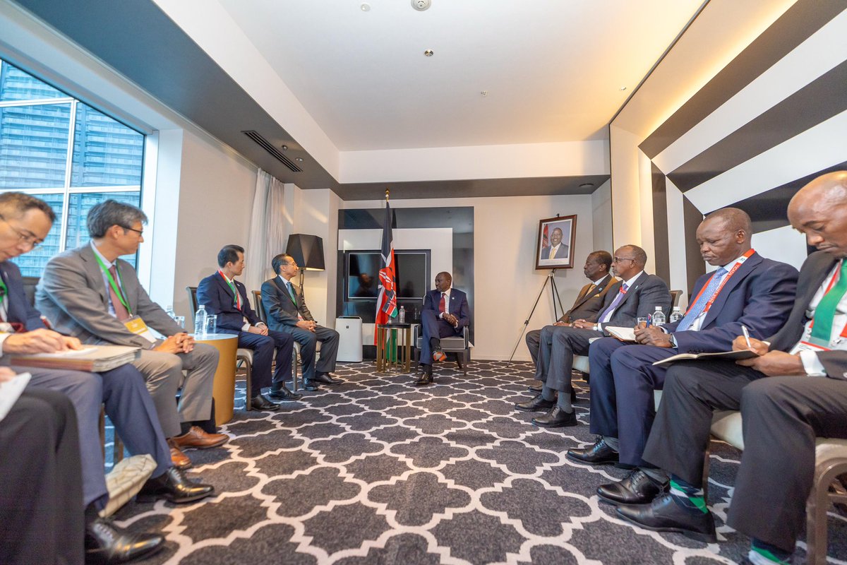 Our relationship with Japan is strong and steady though we need to balance trade between our two countries. Japan exports to Kenya goods worth $1 billion (KSh130 billion), while we only export a total of $70 million (KSh9 billion) due to tariffs and non-tariff barriers.

Kenya is