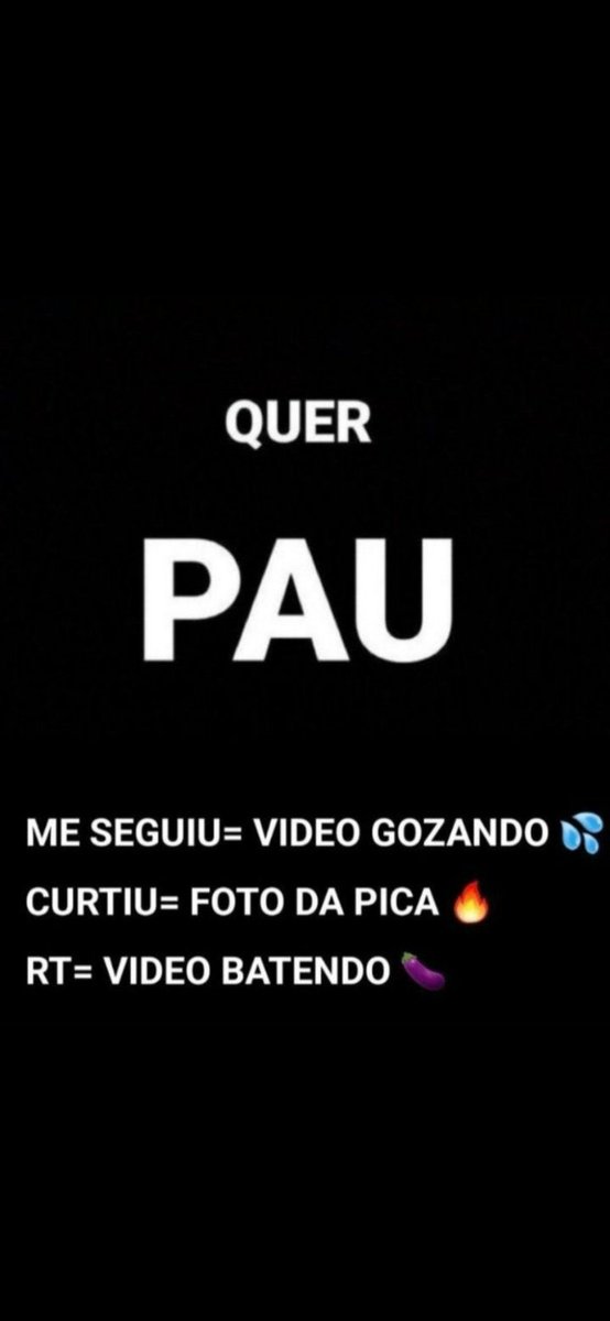 Alguma putinha querendo rola grossa é rosinha 😈 

curtiu: foto pau
rt: video gozando
seguiu: vídeo  brincando  😏🔥

#PINTOSAWARDS 
#PINTOAWARD 
#PINTOSAWARD 
#PINTOAWARDS
#RABAAWARDS 
#XOTAAWARDS 
#BUNDAAWARS 
#PEITOAWARDS 
#TROCONUDS