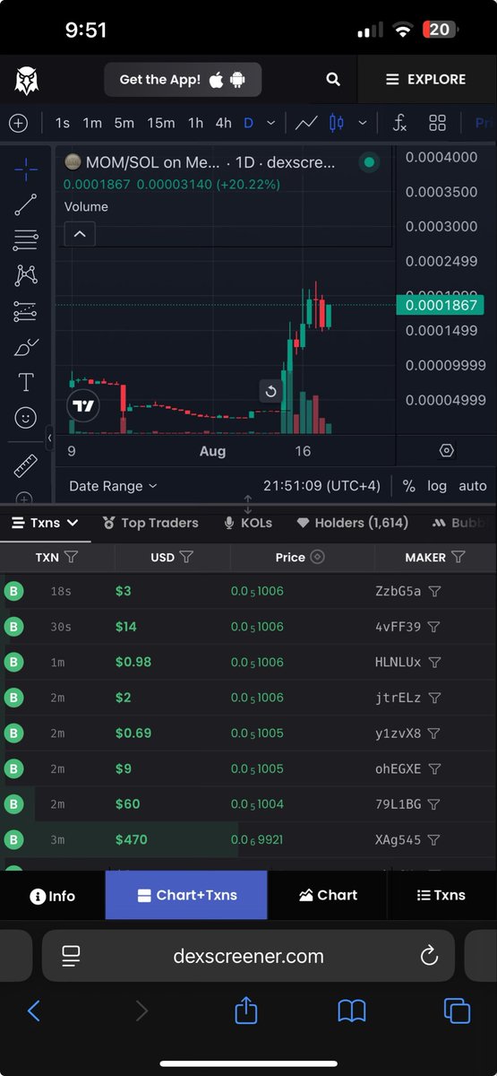 Idk if I have to burn to see $MOM succeed

Join me
Let’s make our $MOM proud!
The movement is getting fiercer!