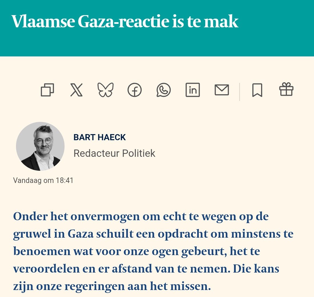 Linksliberalen denken allemaal hetzelfde. De Morgen, De Standaard, HLN, De Tijd, HBVL, etc. Allemaal schrijven ze hetzelfde. 

Divers medialandschap heet dat dan. Betaald met subsidies.