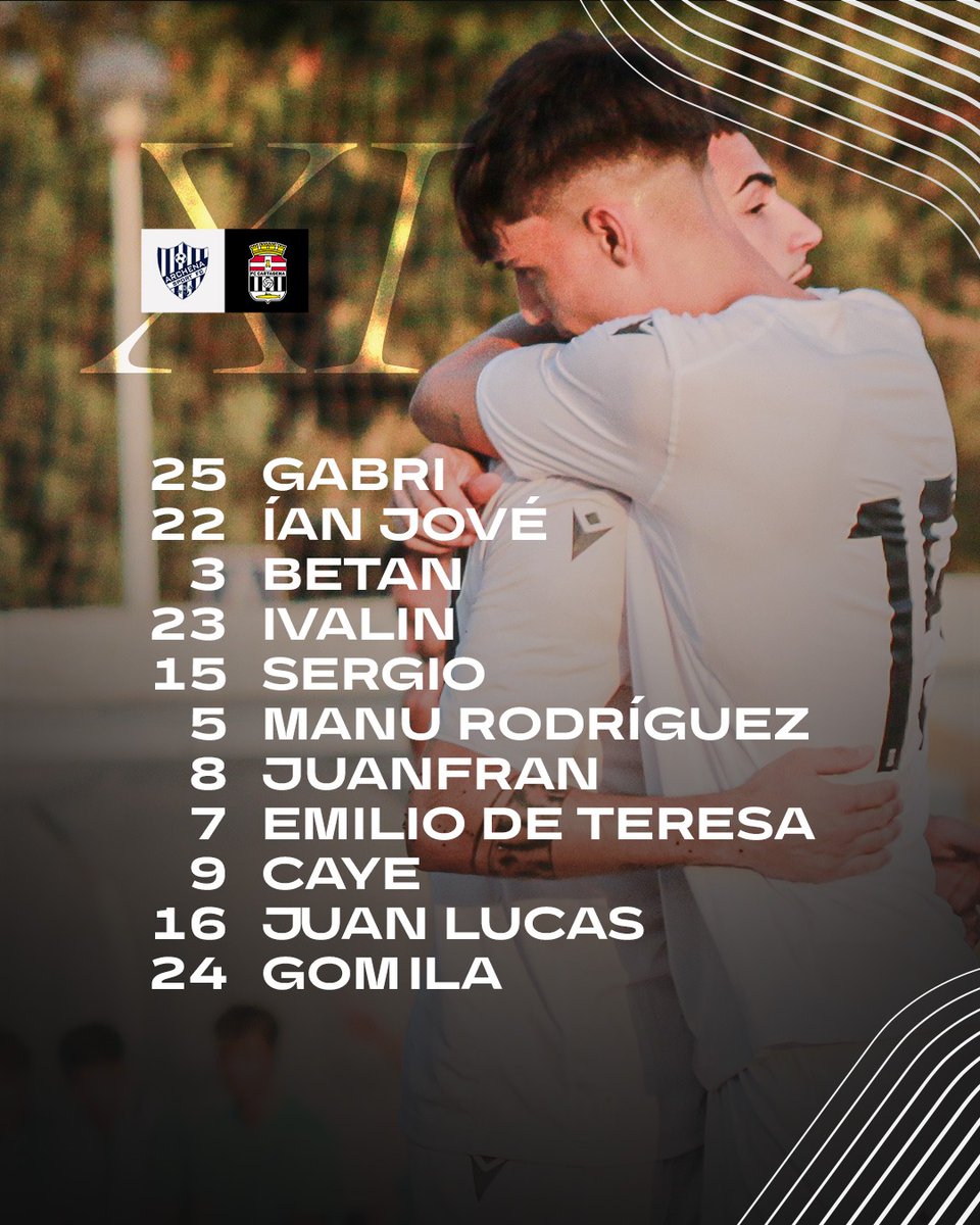 📋 Con este XI afrontamos el partido amistoso frente al <a href="/archenafc/">Archena F.C.</a>, a partir de las 20:30h.

#CanteraAlbinegra