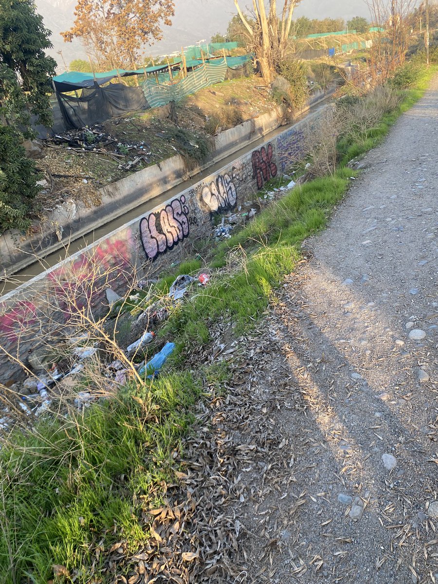 Orthobrack's tweet photo. @MiguelConcha Por años, la orilla del Canal San Carlos sigue en las mismas condiciones, sin mantención ni mejoras visibles. Este abandono no solo afecta la imagen del sector, sino que también genera inseguridad y posibles focos de insalubridad. https://t.co/ubddjjJXvJ