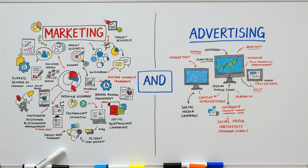 "This guide breaks down the critical difference between marketing and advertising, giving entrepreneurs and small business owners a simple, four-step framework to find customers, build a brand, and measure what matters" inkbotdesign.com/marketing-and-…

#marketing #advertising