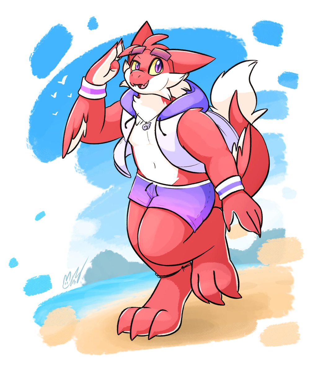 a hot summer calls for a hotter wyvern! 🐲☀️