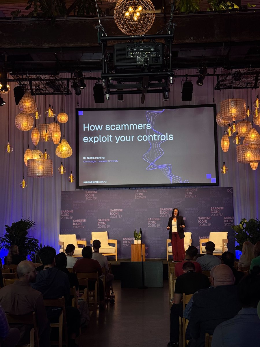 🐟 SardineCon 2025 is off to an incredible start. 

Seeing the people who have stopped more than $100M in scams together in one room sharing their insights is a powerful reminder of why we built this event.
