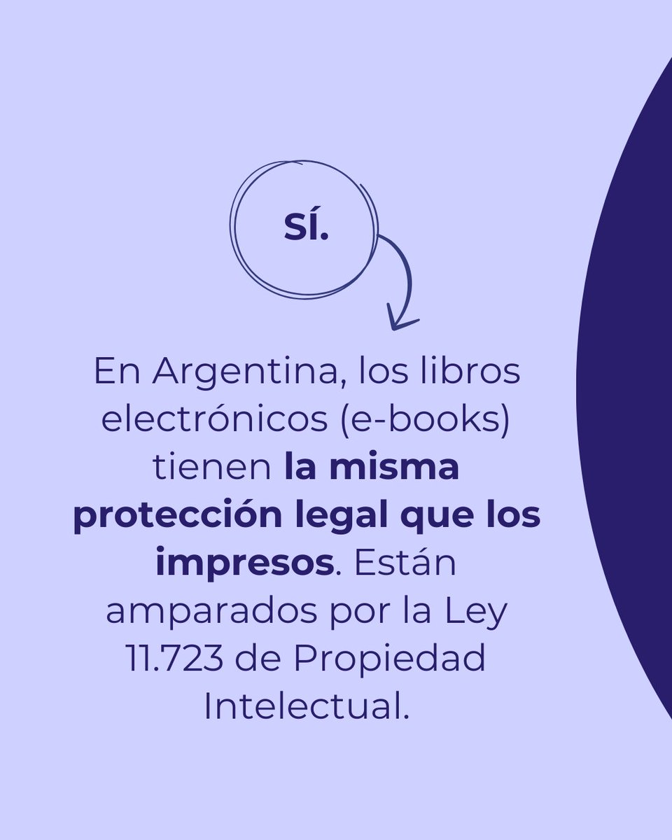 CADRA_Argentina's tweet image. 📚💻 ¿Un libro electrónico tiene derecho de autor? Te lo contamos en este post.

Con el crecimiento de los libros electrónicos también aumentó la vulneración de los derechos de autor, especialmente a través de descargas ilegales y la circulación de contenidos en grupos de...