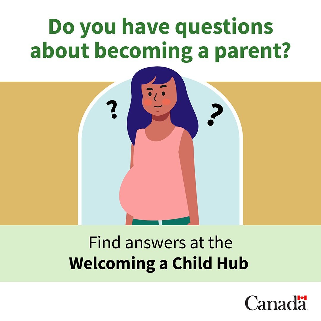 The Hub is a collection of important information and resources to help you prepare for parenthood. Get informed about: 
💰 Financial support  
📅 Parental leave  
🩺 Health and wellness  
🏫 Childcare and education 
 
🔗canada.ca/en/services/ch…