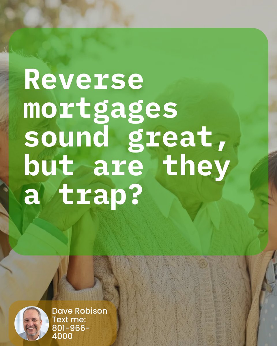 Considering a #reversemortgage? 🎯 Downsizing can be a smart move, but tread carefully! It uses your home's equity to free up cash without monthly payments. Great for some, risky for others. What’s your biggest concern about making this decision? Let's discuss!