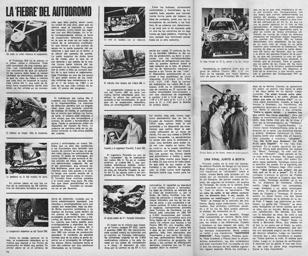 PatoG82's tweet photo. "La fiebre del autódromo"
Nota en revista Sport (Suplemento de revista El Grafico)
#EduardoCopello #PirinGradassi #JorgeCupeiro #LiebreTornado #HeribertoPronello #OresteBerta #RevistaElGrafico #AutodromodeBuenosAires https://t.co/p2Fq4e8UJG