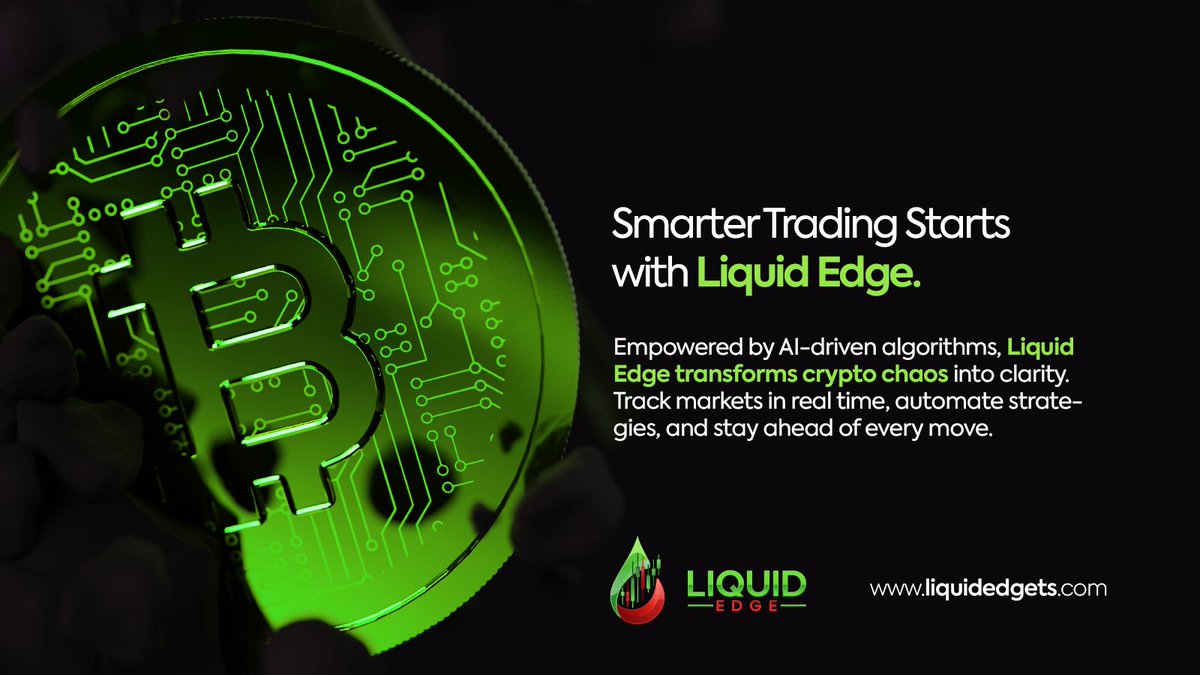 Smarter Trading Starts with Liquid Edge.

Empowered by AI-driven algorithms, Liquid Edge transforms crypto chaos into clarity. Track markets in real time, automate strategies, and stay ahead of every move.

One platform. Unlimited potential. Precision, speed, and control — all in