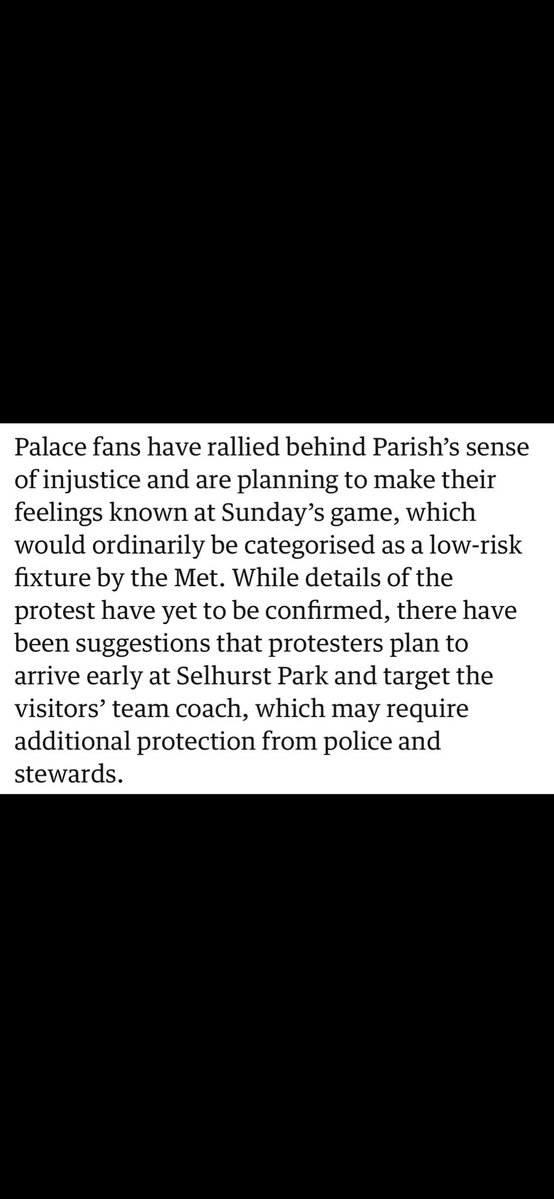 Gaz (@garymarriott73) on Twitter photo If this as an ounce of truth, it’s a pathetic fanbase to target the team coach. Lifetime bans should be coming their way from the club, we know that won’t happen as the club are a disgrace as well for not trying to put a stop to this. Easily avoidable. #NFFC #CPFC <a href="/metpoliceuk/">Metropolitan Police</a> If this as an ounce of truth, it’s a pathetic fanbase to target the team coach. Lifetime bans should be coming their way from the club, we know that won’t happen as the club are a disgrace as well for not trying to put a stop to this. Easily avoidable. #NFFC #CPFC <a href="/metpoliceuk/">Metropolitan Police</a>