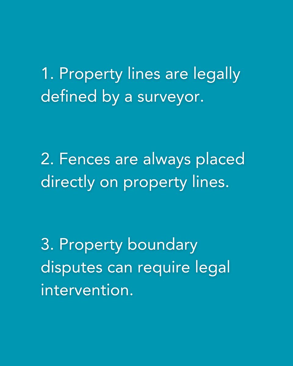 Test your property boundaries knowledge! Which do you think is the lie? 👀