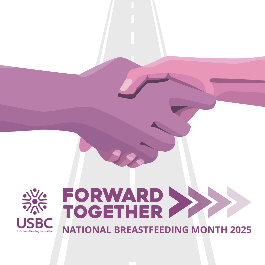 August is National Breastfeeding Month! This year’s theme is “Forward Together,” focusing on the advocates and organizations committed to improving access to human milk. Learn more at ow.ly/fNU350Wyf3S #NationalBreastfeedingMonth