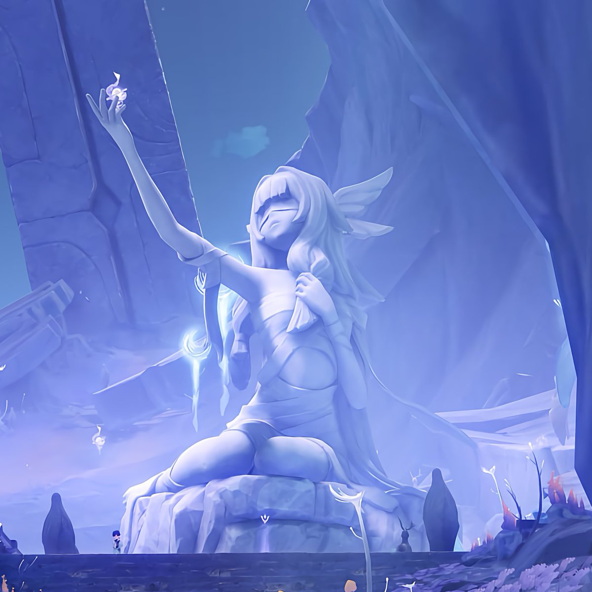 columbinaday's tweet photo. waiting for modders to make columbina in bandages skin when she’s out 🤩 https://t.co/4eTz8Rx2OJ