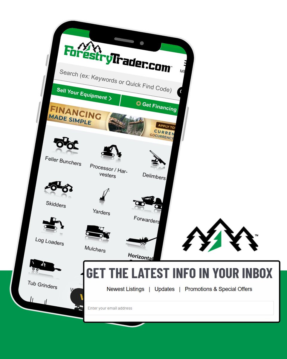 Never miss an update again -- register with your email to make sure you always have the latest info on new products, promotions, and special offers!

Sign up in seconds HERE:  ow.ly/YBQ950WHOh0 

#ForestryTrader #EmailAlerts #SpecialOffers